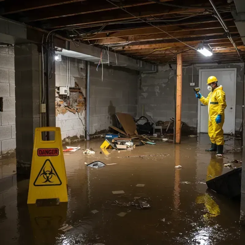 Flooded Basement Electrical Hazard in San Angelo, TX Property